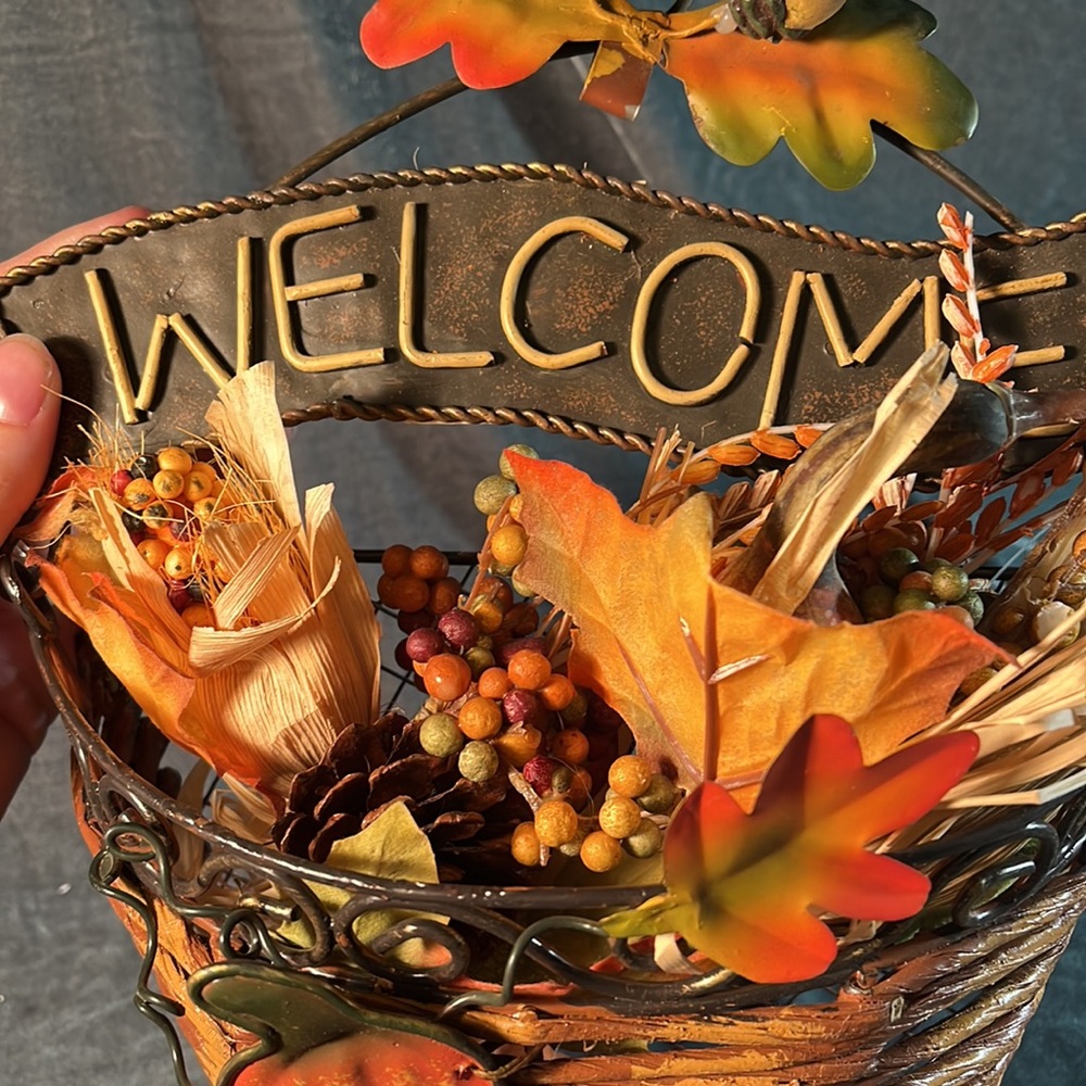 Fall Welcome Basket Decor - Picture 3 of 6